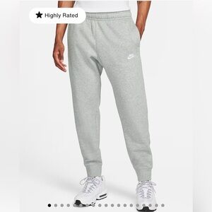 Nike‎ Sportswear Club Fleece Joggers XL Gray 25" Inseam BV2671-063